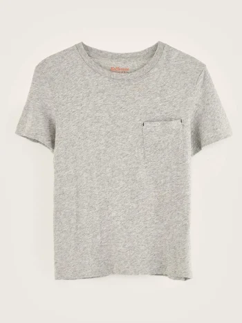 Outlet Bellerose Aldo Korte Mouwen T-shirt Heather Grey
