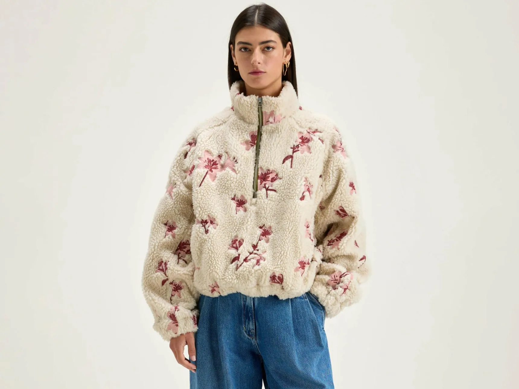 alixe-teddy-sweatshirt-ohAdLLmh-0.webp Clearance Bellerose Alixe Teddy Sweatshirt Ecru