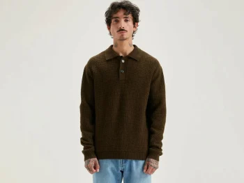 Sale Bellerose Allos Polo-style Trui Olive