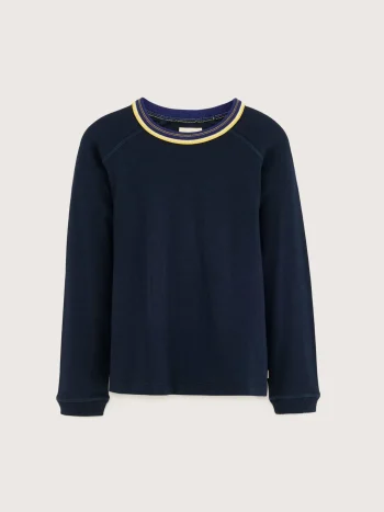 Fashion Bellerose Arkas Lange Mouwen T-shirt Navy