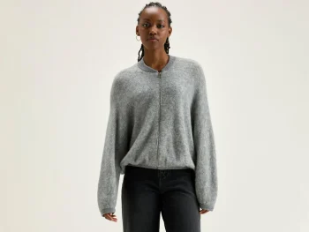 Best Bellerose Asedi Cardigan Met Rits Heather Grey