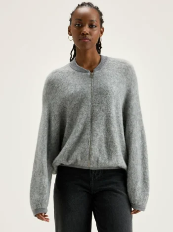 Best Bellerose Asedi Cardigan Met Rits Heather Grey