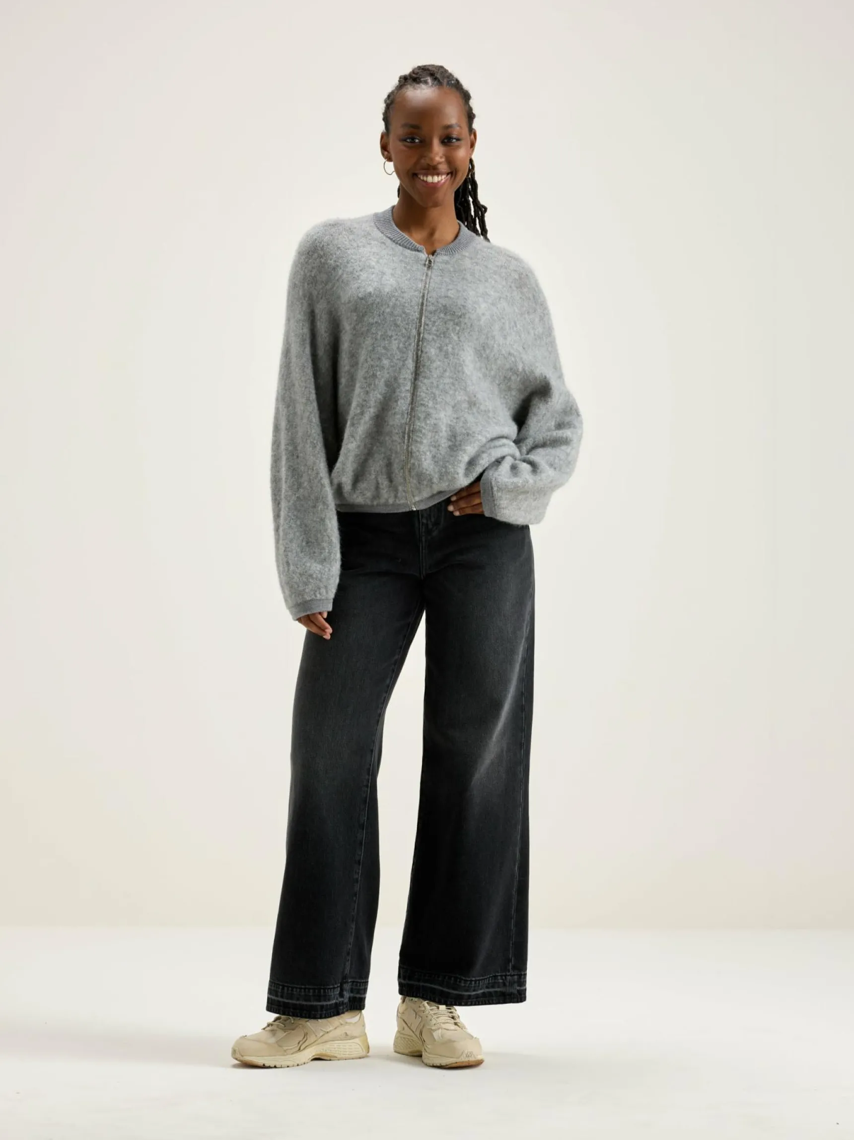 asedi-cardigan-met-rits-nsluUVyP-2.webp Best Bellerose Asedi Cardigan Met Rits Heather Grey