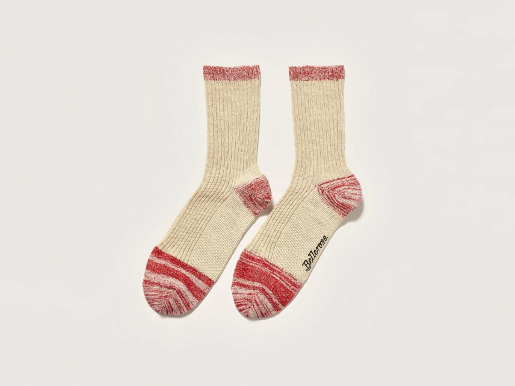 baudy-sokken-qKplAIoJ-0.webp Clearance Bellerose Baudy Sokken Beige Mélangé / Sanguine