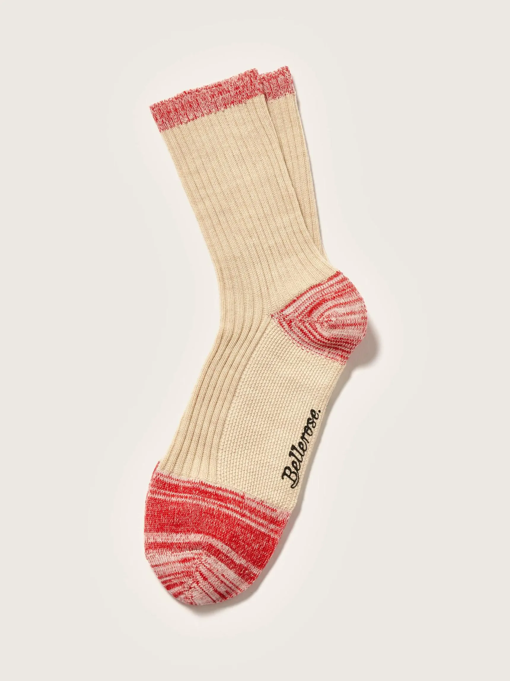 baudy-sokken-qKplAIoJ-3.webp Clearance Bellerose Baudy Sokken Beige Mélangé / Sanguine