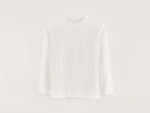 New Bellerose Camo Lange Mouwen T-shirt White