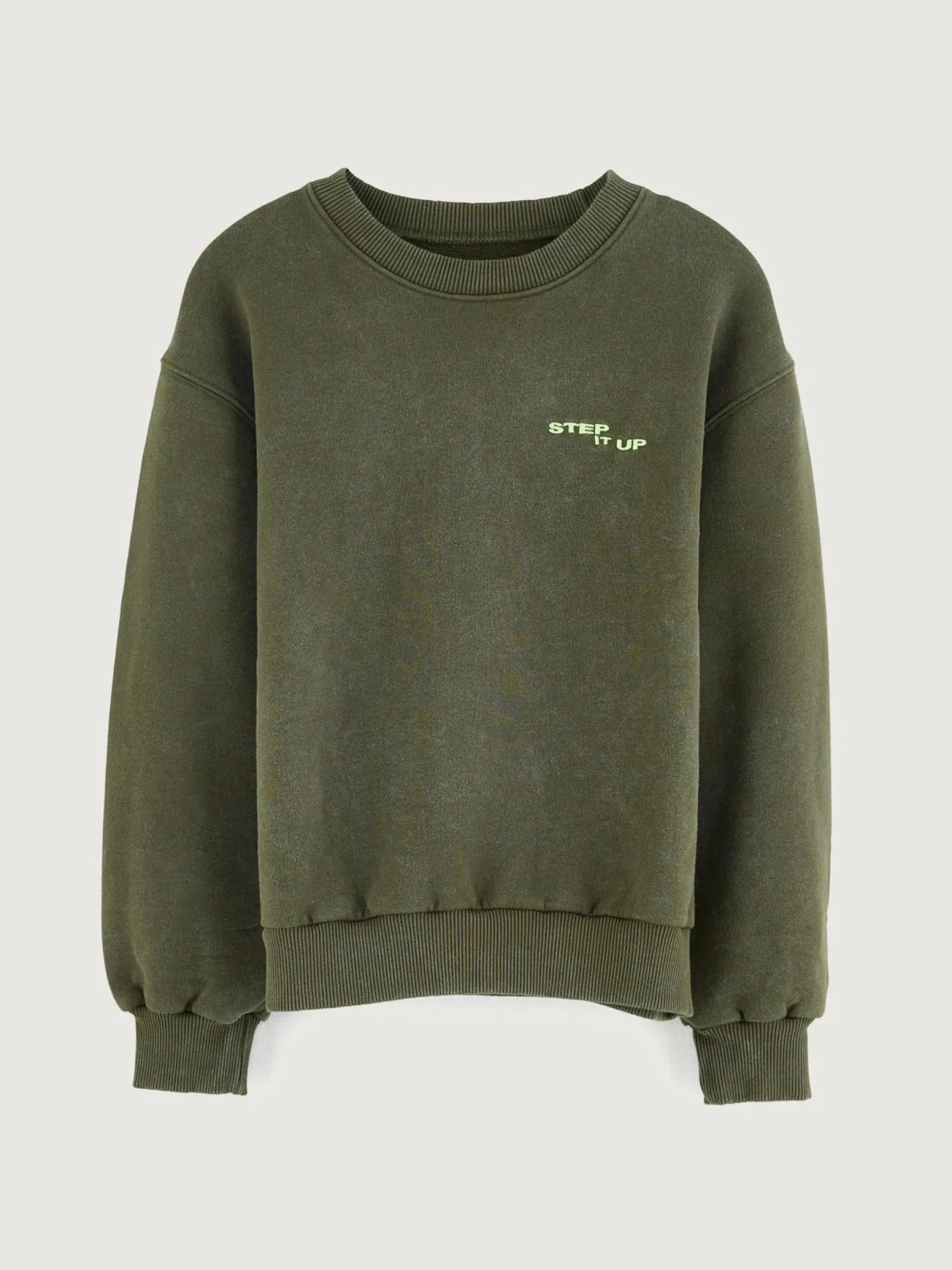 chami-ronde-hals-sweatshirt-avfRBmZc-1.webp Clearance Bellerose Chami Ronde Hals Sweatshirt Moss