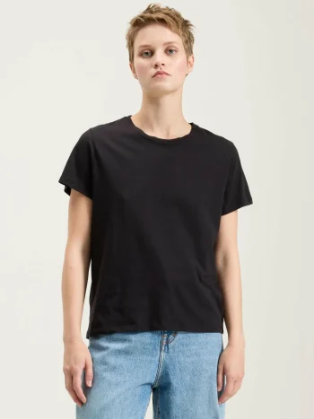 Fashion Bellerose Covi Korte Mouwen T-shirt Off Black