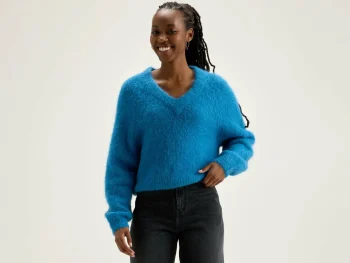 Discount Bellerose Daruz Cropped Trui Ocean