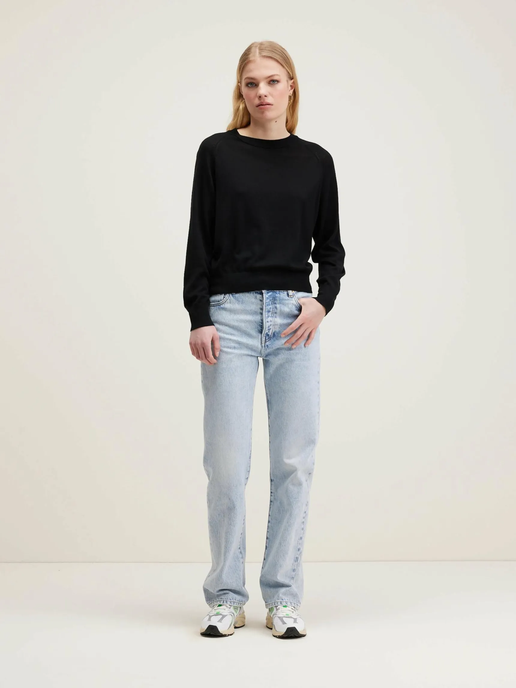 delen-klassieke-trui-QwngrjZH-2.webp Outlet Bellerose Delen Klassieke Trui Navy