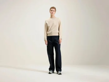 New Bellerose Deros Ronde Hals Trui Cream