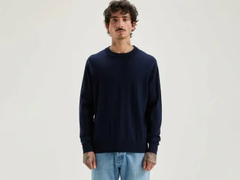 Discount Bellerose Dilliv Ronde Hals Trui Navy