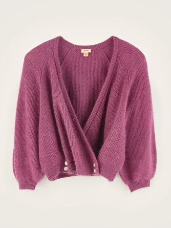 Discount Bellerose Dioph V-hals Wikkelcardigan Lychee