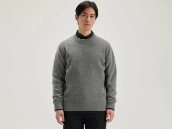 Fashion Bellerose Donoon Ronde Hals Trui Mid Grey