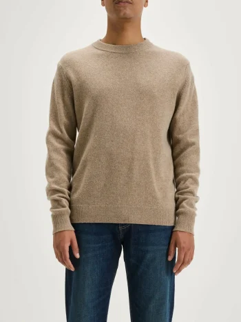 Best Bellerose Donoon Ronde Hals Trui Oatmeal