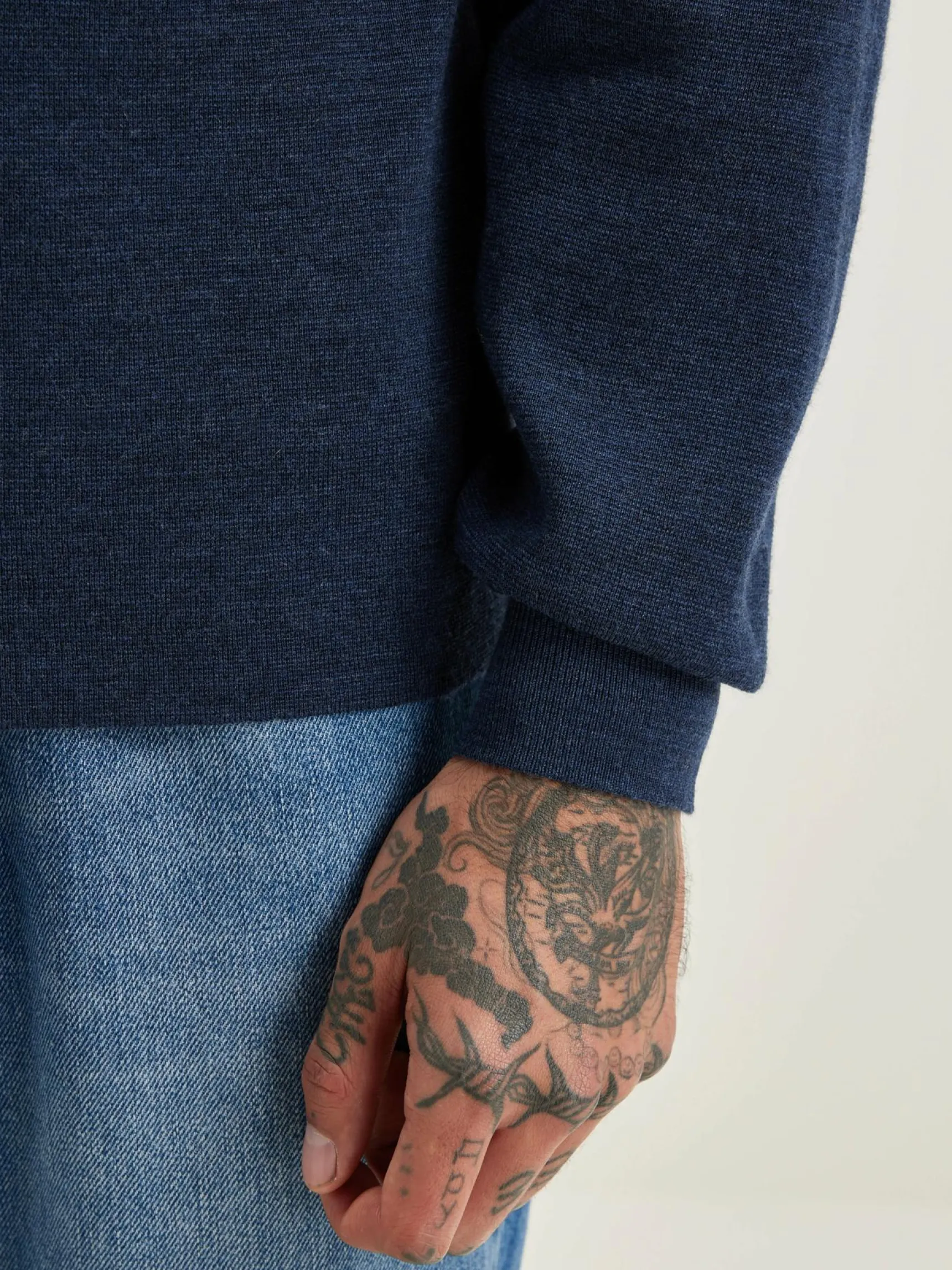 dynol-polo-style-trui-vCOhrTXK-4.webp Sale Bellerose Dynol Polo-style Trui Night Shadow