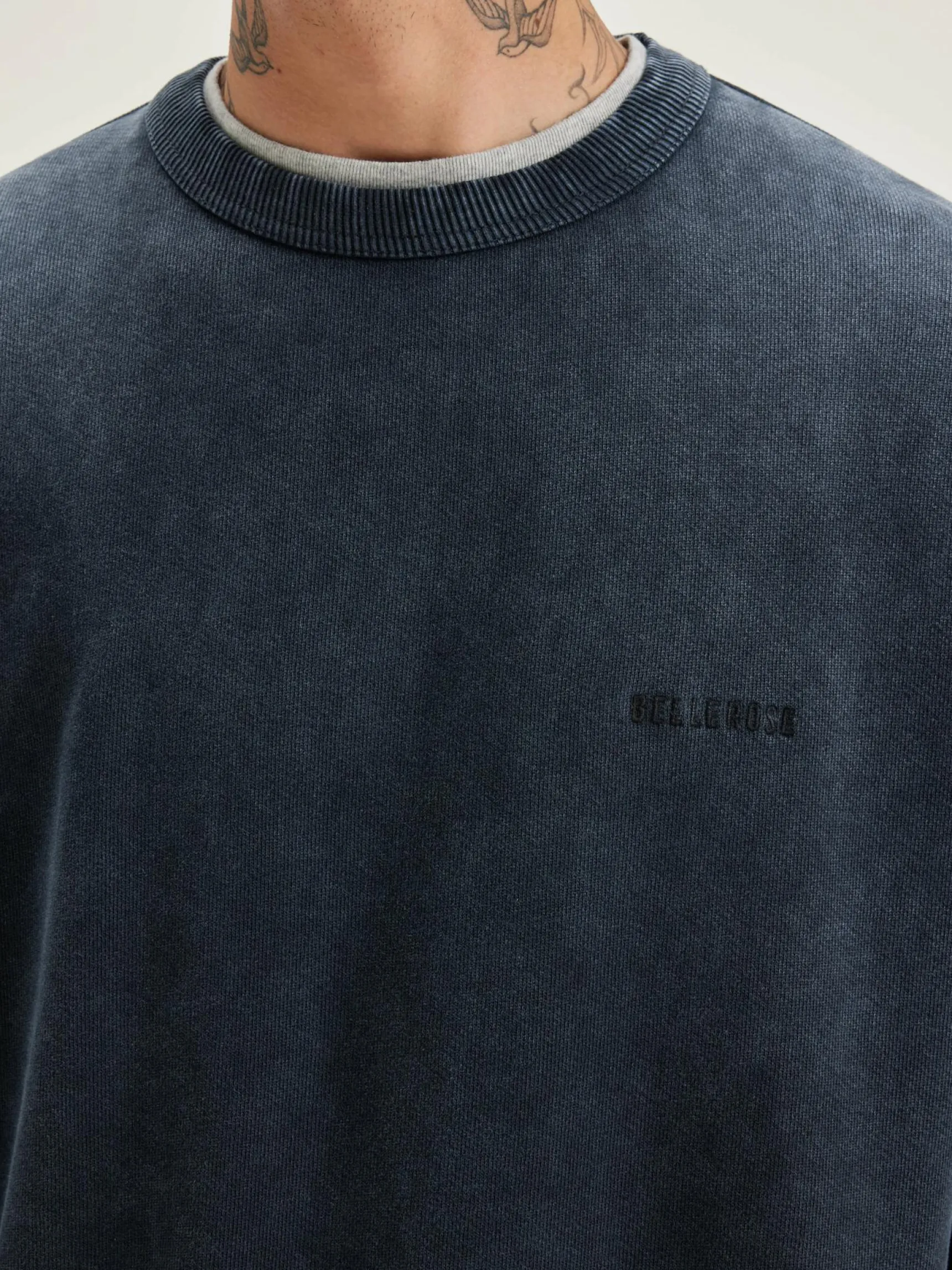 fabien-ronde-hals-sweatshirt-VdQeSzgq-4.webp Clearance Bellerose Fabien Ronde Hals Sweatshirt Black Blue