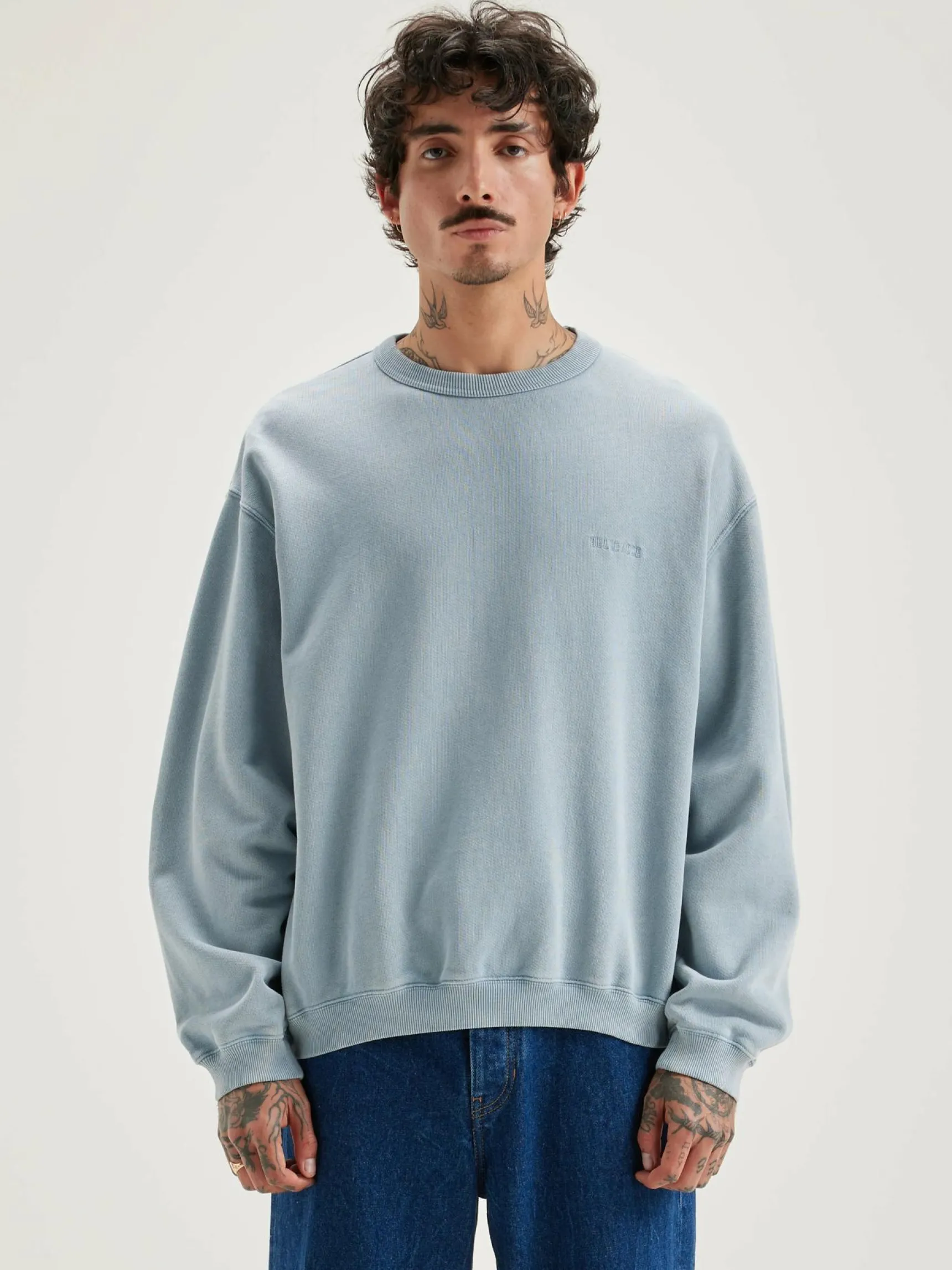 fabien-ronde-hals-sweatshirt-ueCEuoCC-1.webp Fashion Bellerose Fabien Ronde Hals Sweatshirt Chambray