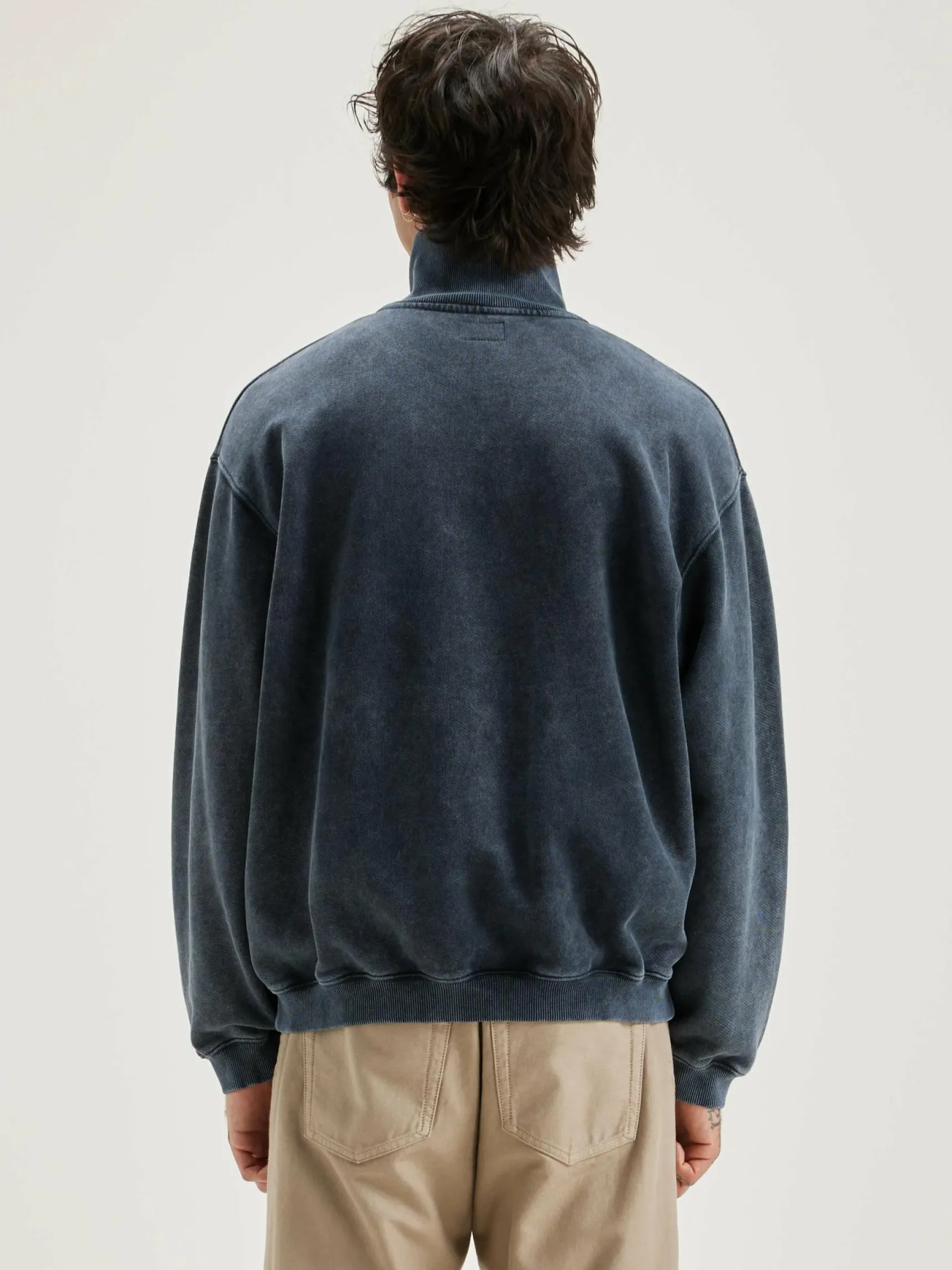 fabro-sweatshirt-met-rits-LusUvbcT-3.webp Outlet Bellerose Fabro Sweatshirt Met Rits Black Blue