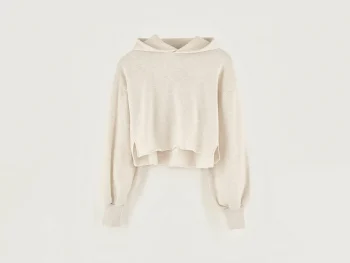 Discount Bellerose Felico Cropped Hoodie Sugarcane