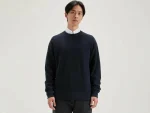 Clearance Bellerose Flake Ronde Hals Sweatshirt Navy