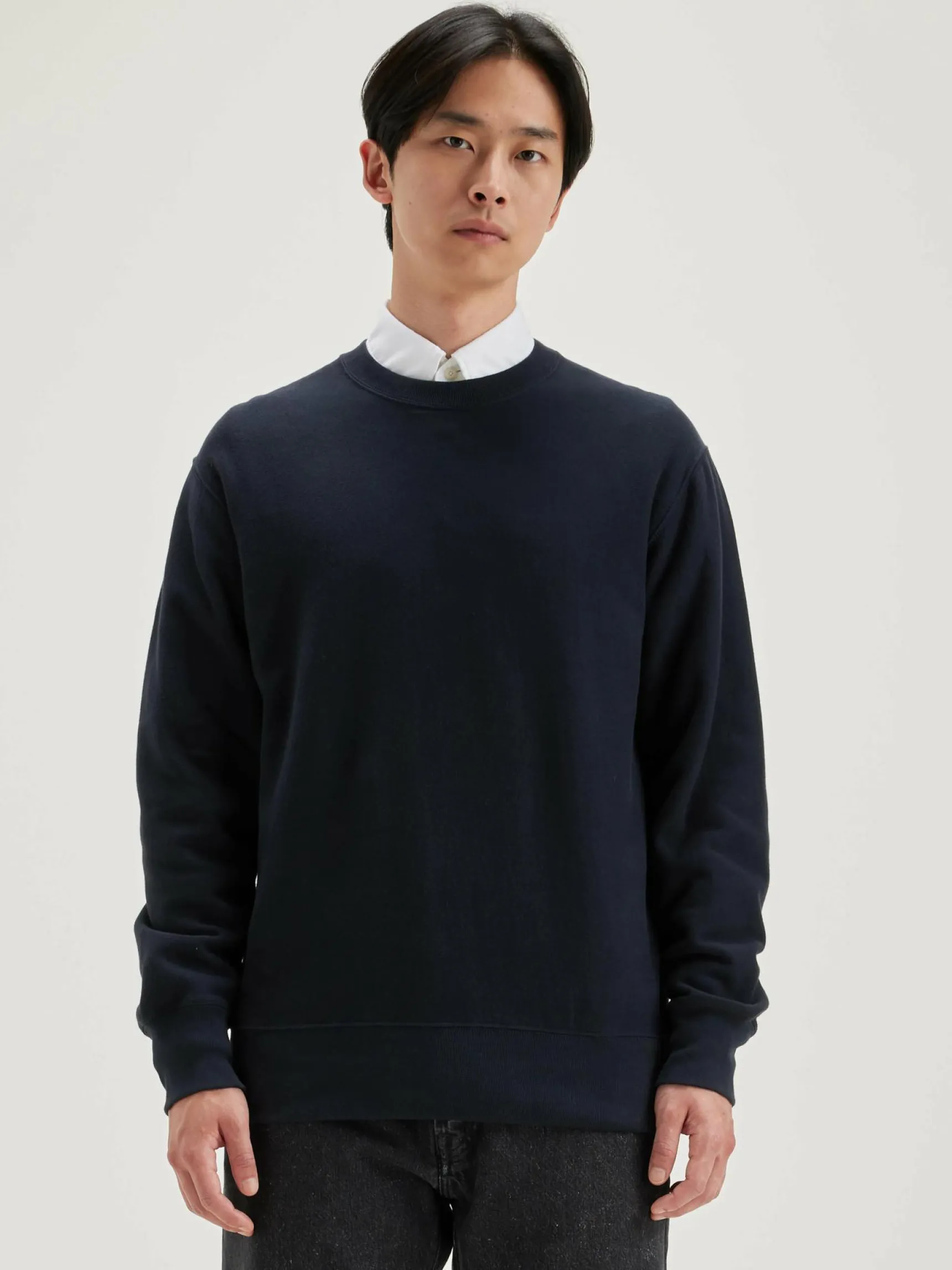 flake-ronde-hals-sweatshirt-gfDBsKta-1.webp Clearance Bellerose Flake Ronde Hals Sweatshirt Navy