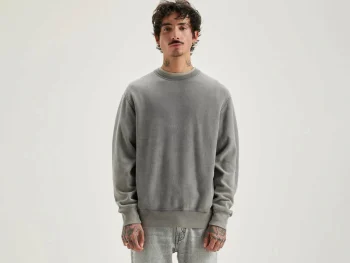 Best Bellerose Flake Ronde Hals Sweatshirt Deep Grey