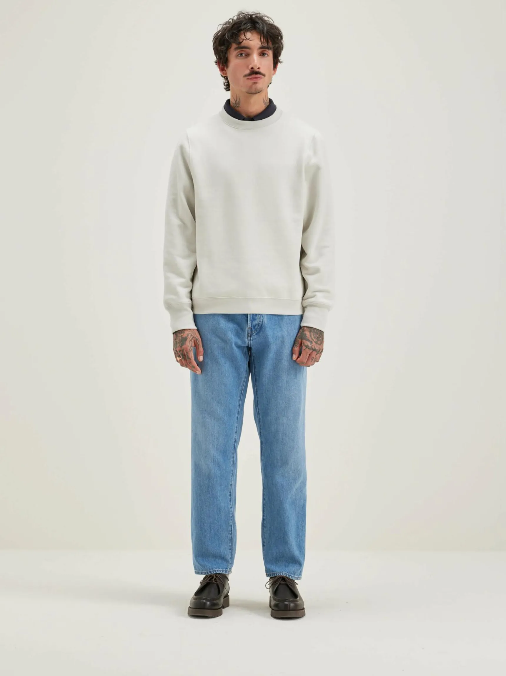 flock-ronde-hals-sweatshirt-HicoaZXN-2.webp Best Bellerose Flock Ronde Hals Sweatshirt Craie