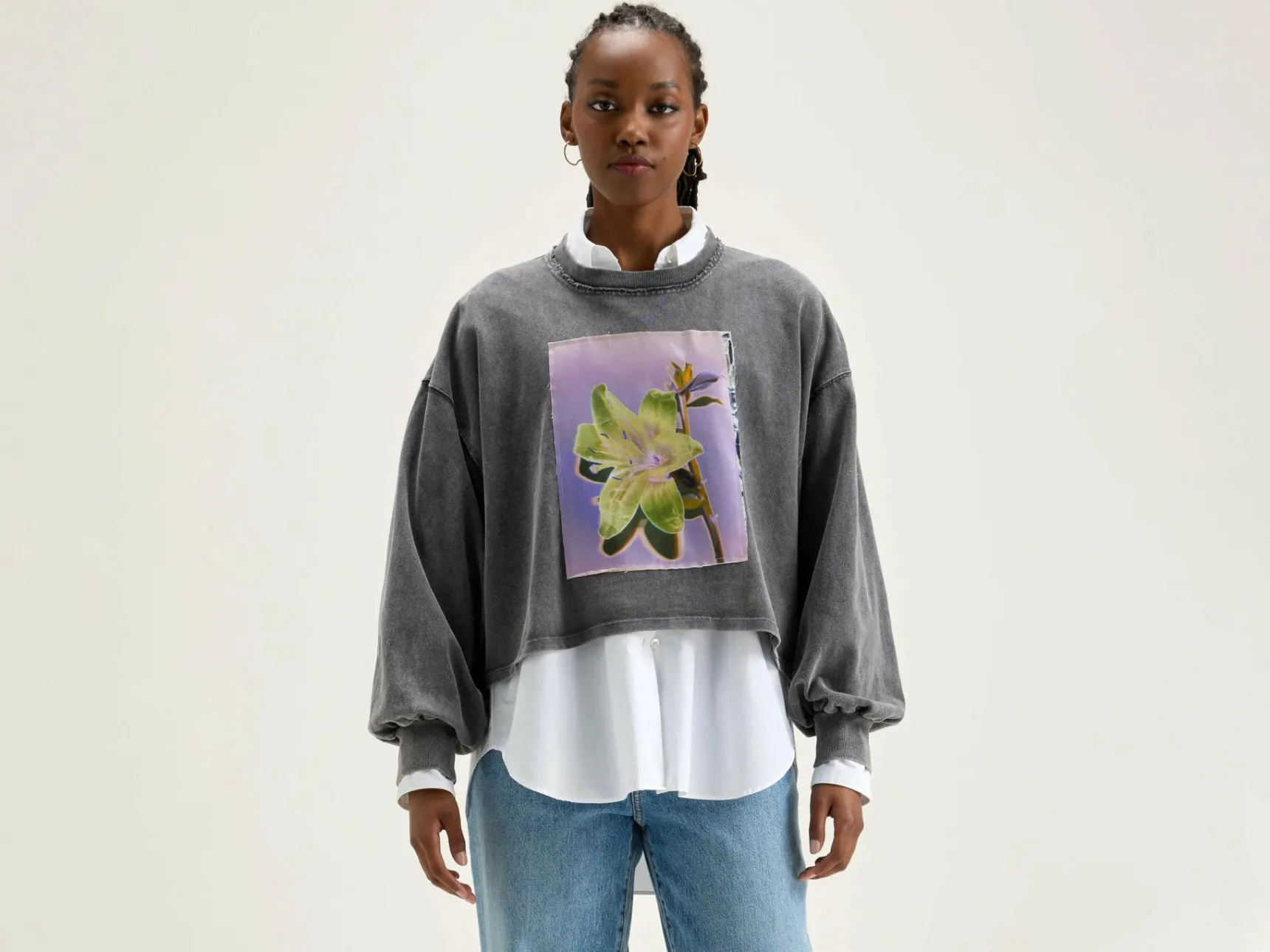 franco-pofmouwen-t-shirt-bpSmLFaG-0.webp Online Bellerose Franco Pofmouwen T-shirt Black Beauty