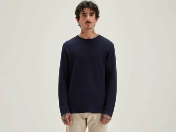 Sale Bellerose Fresh Lange Mouwen T-shirt Navy