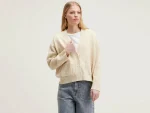 Sale Bellerose Gaddin Boxy Cardigan Whisper