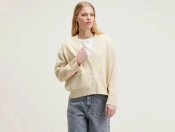 Sale Bellerose Gaddin Boxy Cardigan Whisper