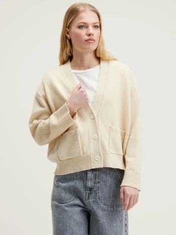 Sale Bellerose Gaddin Boxy Cardigan Whisper