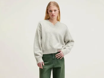 Outlet Bellerose Gador Boxy Trui Oyster