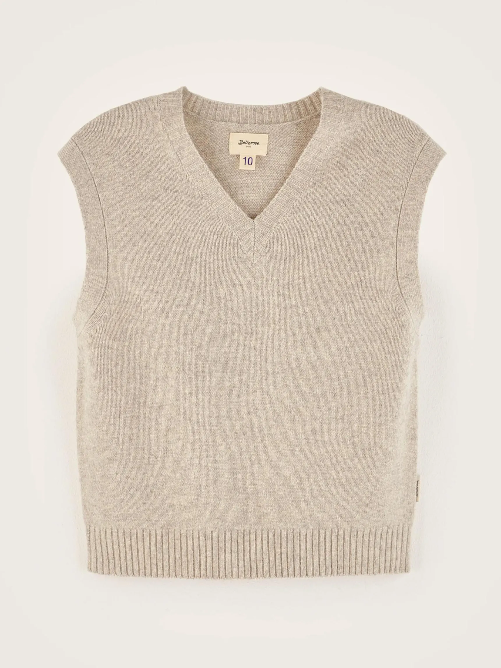 gatty-mouwloze-trui-TfIypKOu-1.webp New Bellerose Gatty Mouwloze Trui Light Grey