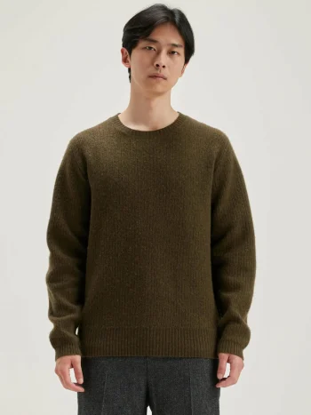 Fashion Bellerose Geich Ronde Hals Trui Military