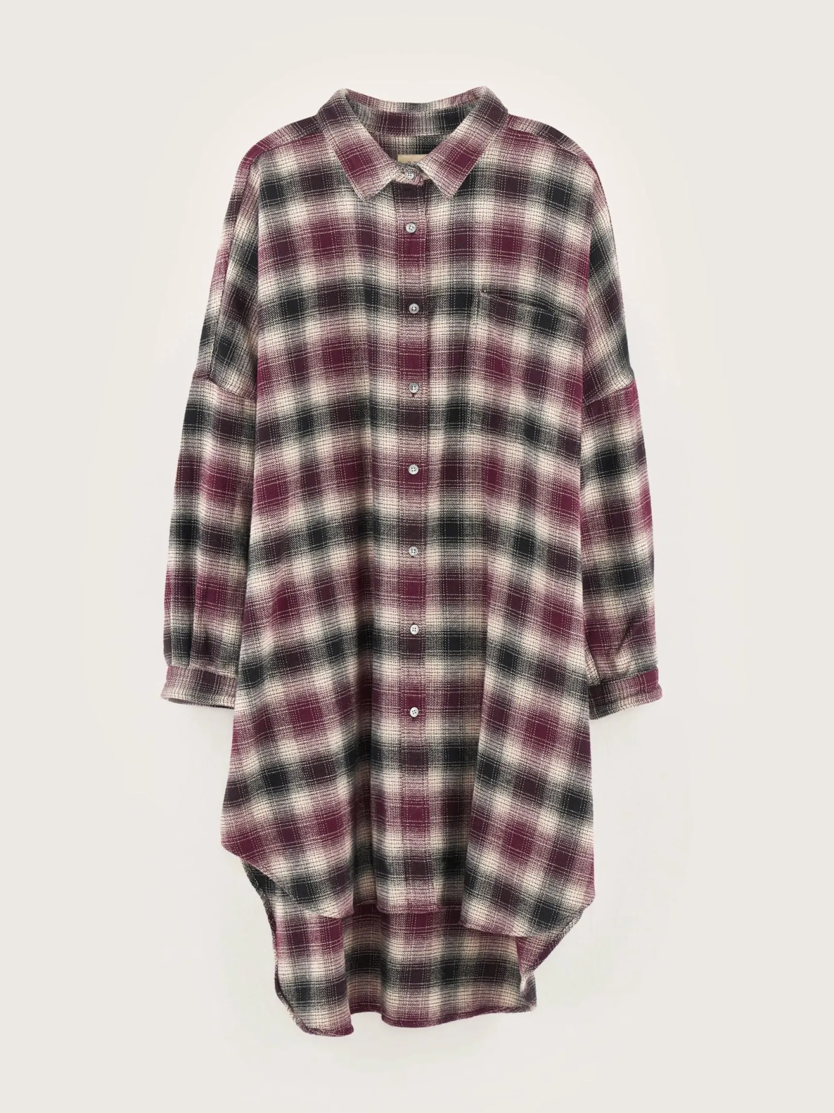 genk-hemdjurk-vqxxEKPT-5.webp Outlet Bellerose Genk Hemdjurk Antique White / Ebene / Wine