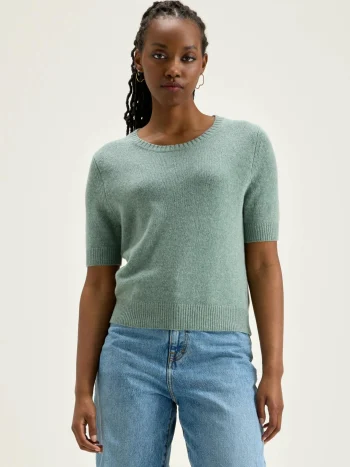 Hot Bellerose Giwco Korte Mouwen Trui Rain Blue