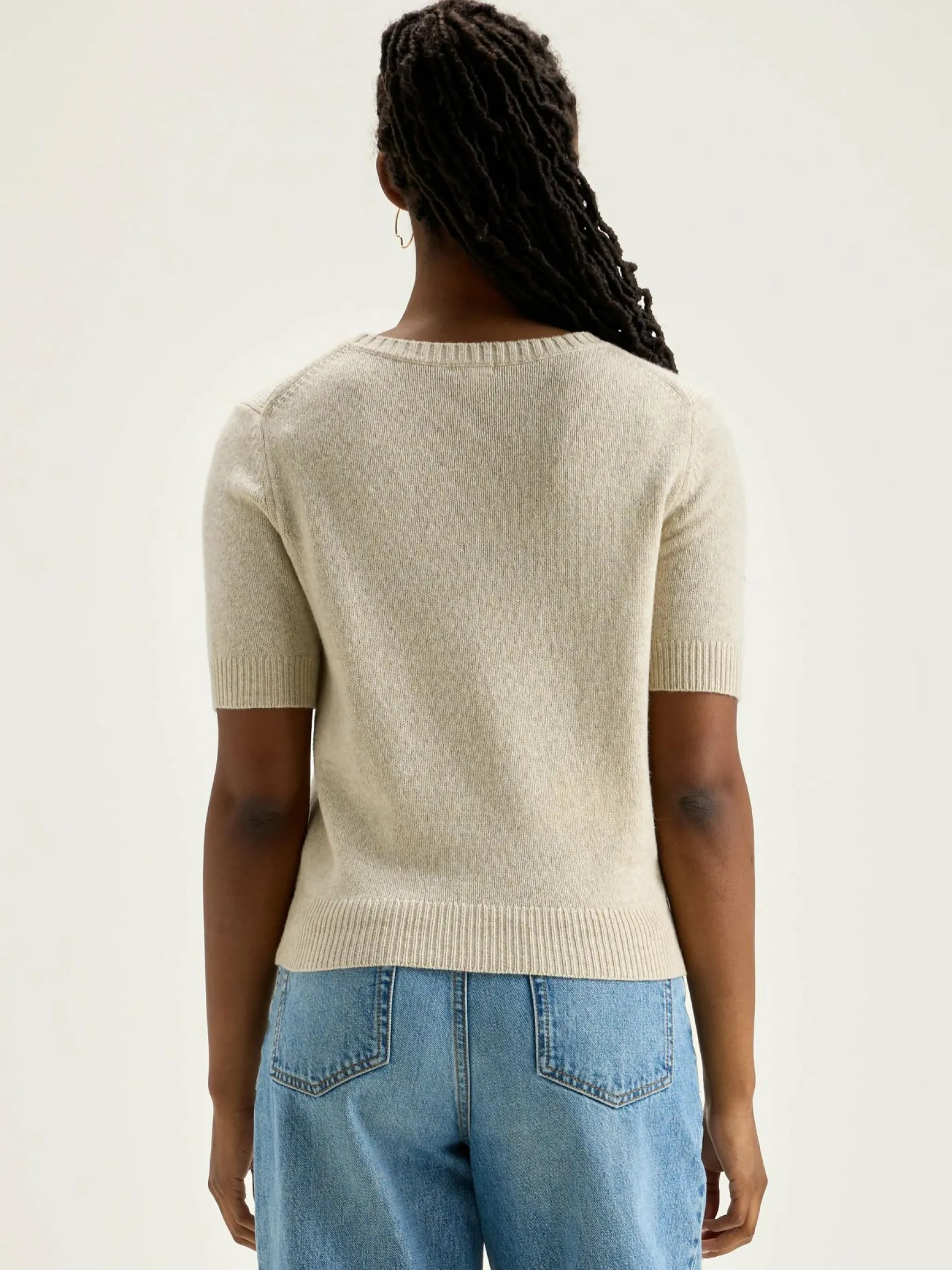 giwco-korte-mouwen-trui-TPuTcdPZ-3.webp Clearance Bellerose Giwco Korte Mouwen Trui Sugarcane