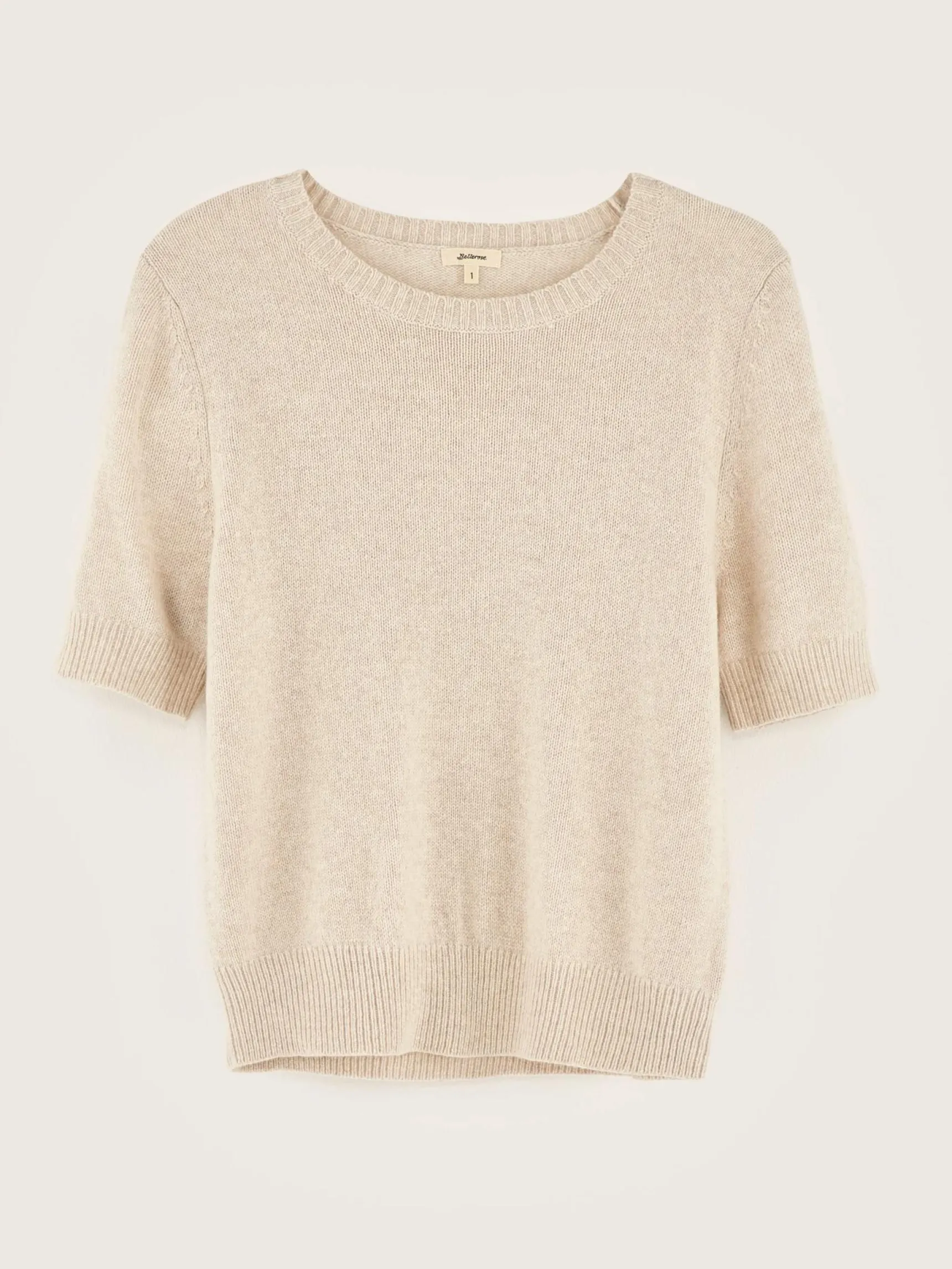 giwco-korte-mouwen-trui-TPuTcdPZ-5.webp Clearance Bellerose Giwco Korte Mouwen Trui Sugarcane