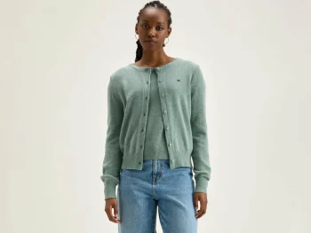 Fashion Bellerose Giwes Ronde Hals Cardigan Rain Blue