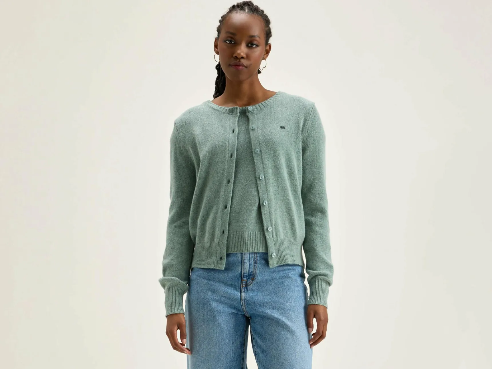 giwes-ronde-hals-cardigan-jJBAqiZu-0.webp Fashion Bellerose Giwes Ronde Hals Cardigan Rain Blue