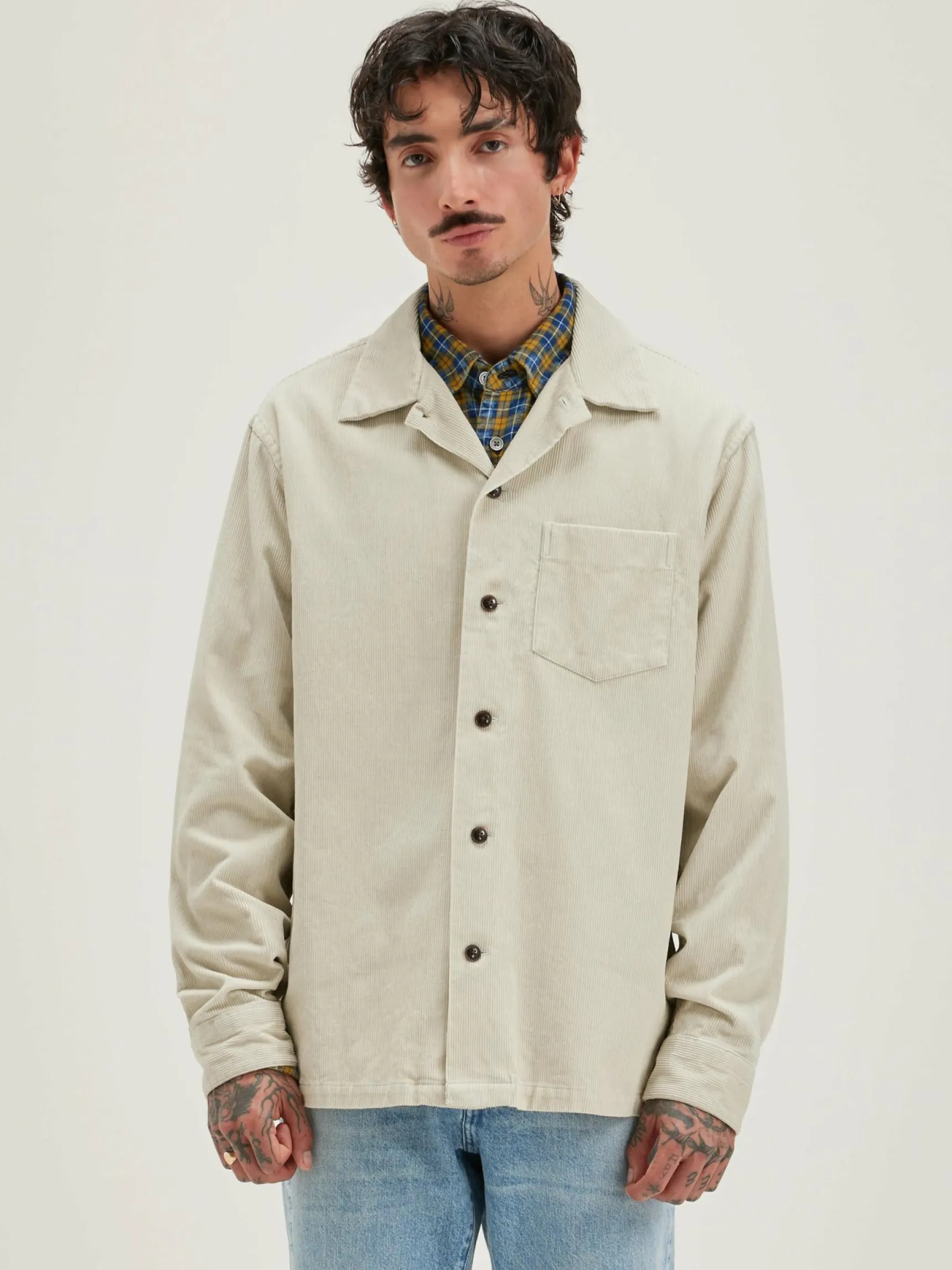 goney-corduroy-overhemd-FgphsvIk-2.webp Outlet Bellerose Goney Corduroy Overhemd Craie