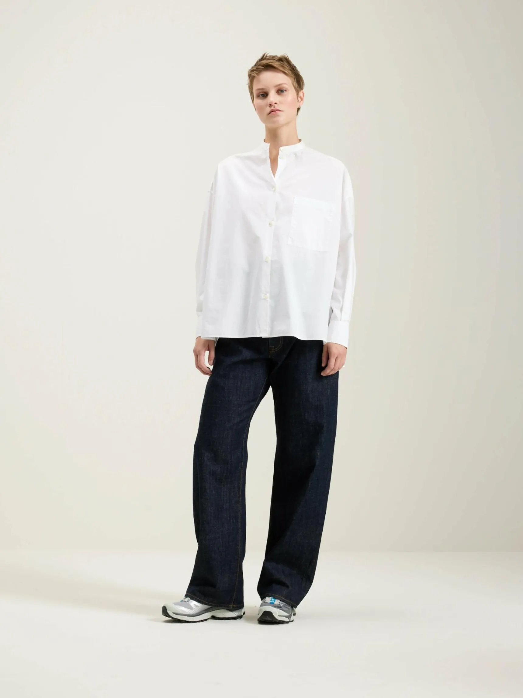 gorky-popeline-hemd-fLmrRqWH-2.webp Discount Bellerose Gorky Popeline Hemd White