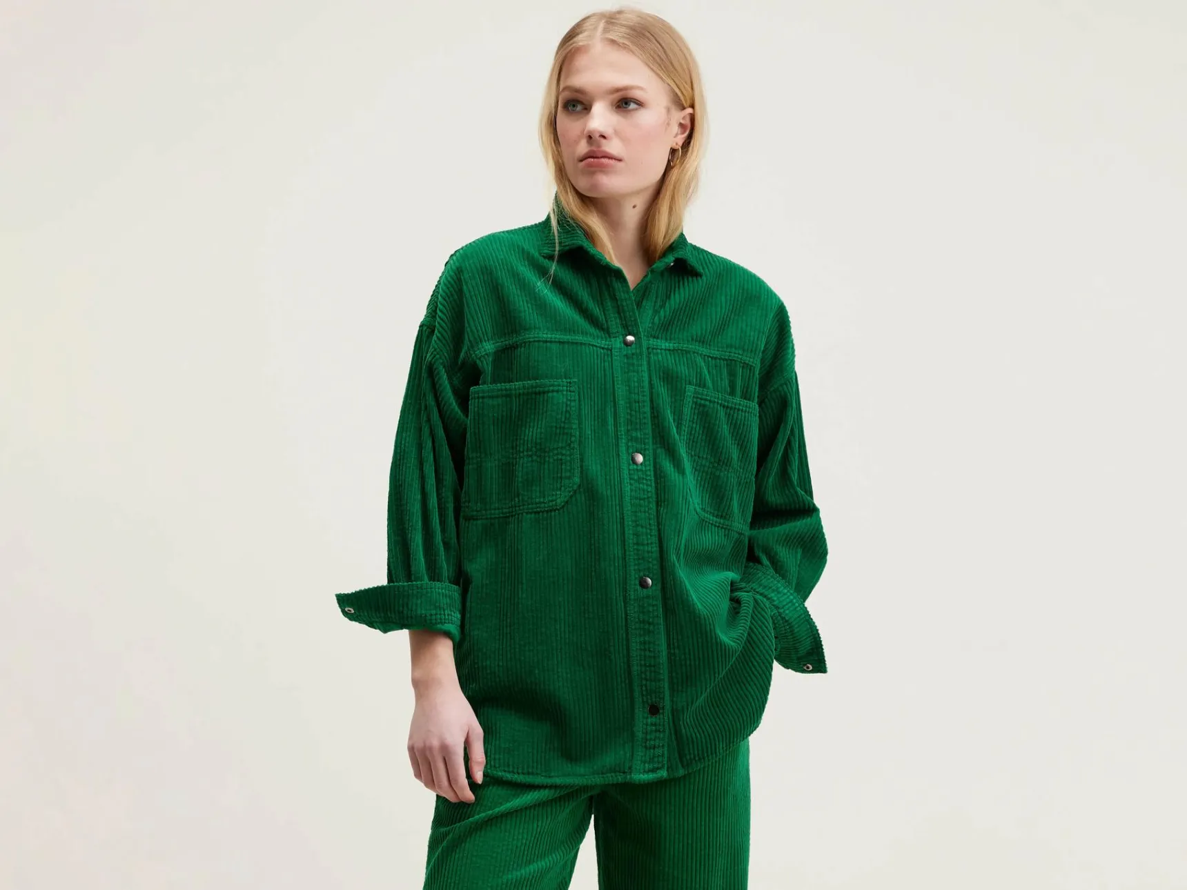 guru-corduroy-overhemd-fTFtNwQj-0.webp Best Bellerose Guru Corduroy Overhemd Chlorophile