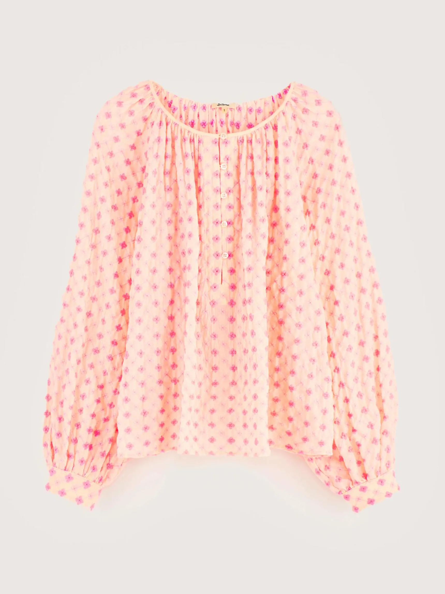 haiti-romantische-blouse-eKTLVQDi-5.webp Discount Bellerose Haiti Romantische Blouse Light Rose / Rosee