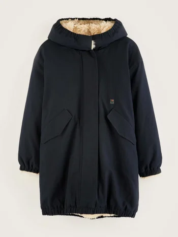 Clearance Bellerose Harbour Parka Met Capuchon Navy