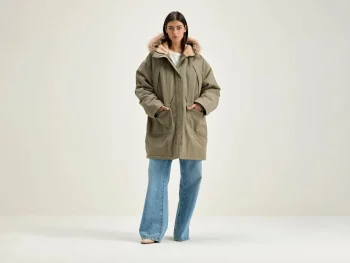 Fashion Bellerose Hoggar Duffel Parka Dust