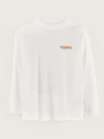 Fashion Bellerose Kellos Lange Mouwen T-shirt White