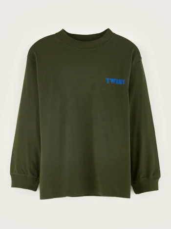 Online Bellerose Kellos Lange Mouwen T-shirt Moss